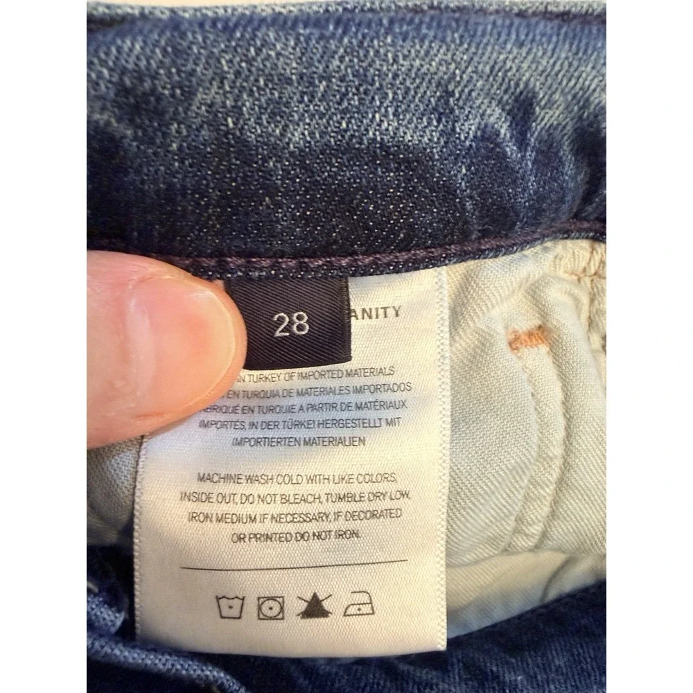 Citizens of Humanity Women's Size 28 Isola Straight Crop Style 2081-1259 Blue